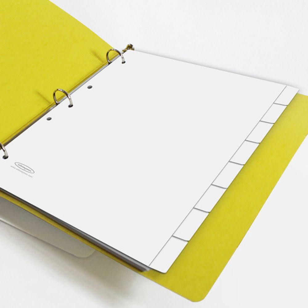 Separador Blanco 8 Divisiones Acco Tamaño Carta - Colmenero Shop