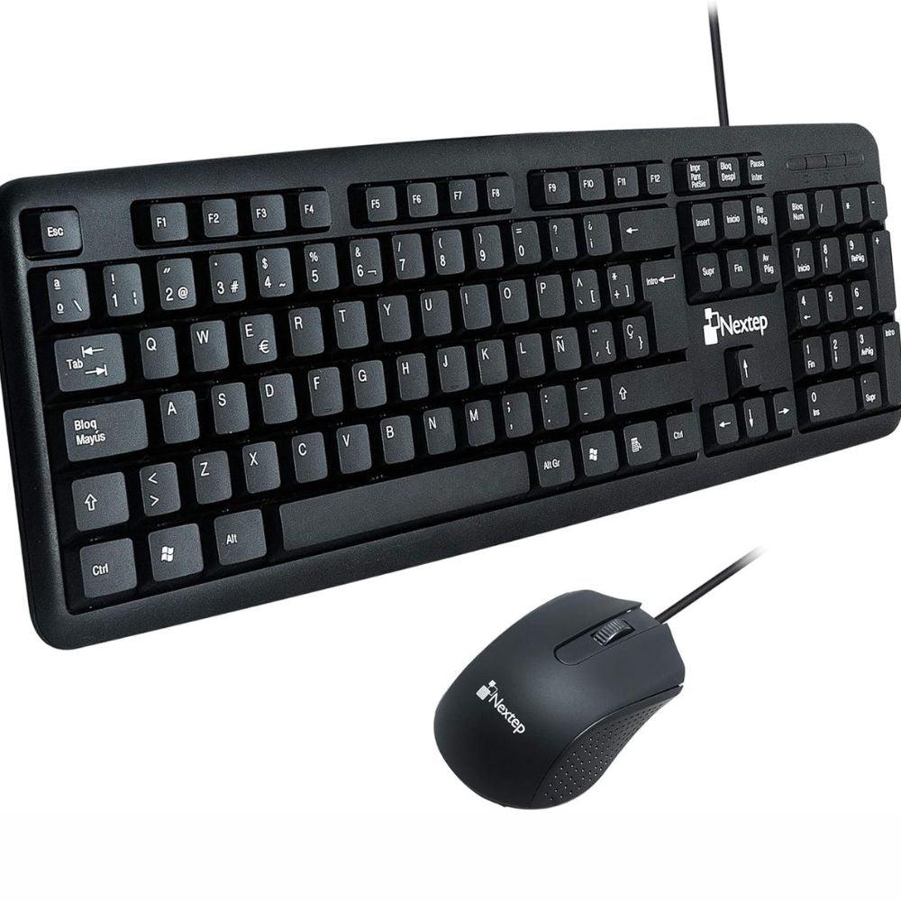 Teclado Y Mouse Nextep Alámbrico Usb Ne-416 - Colmenero Shop