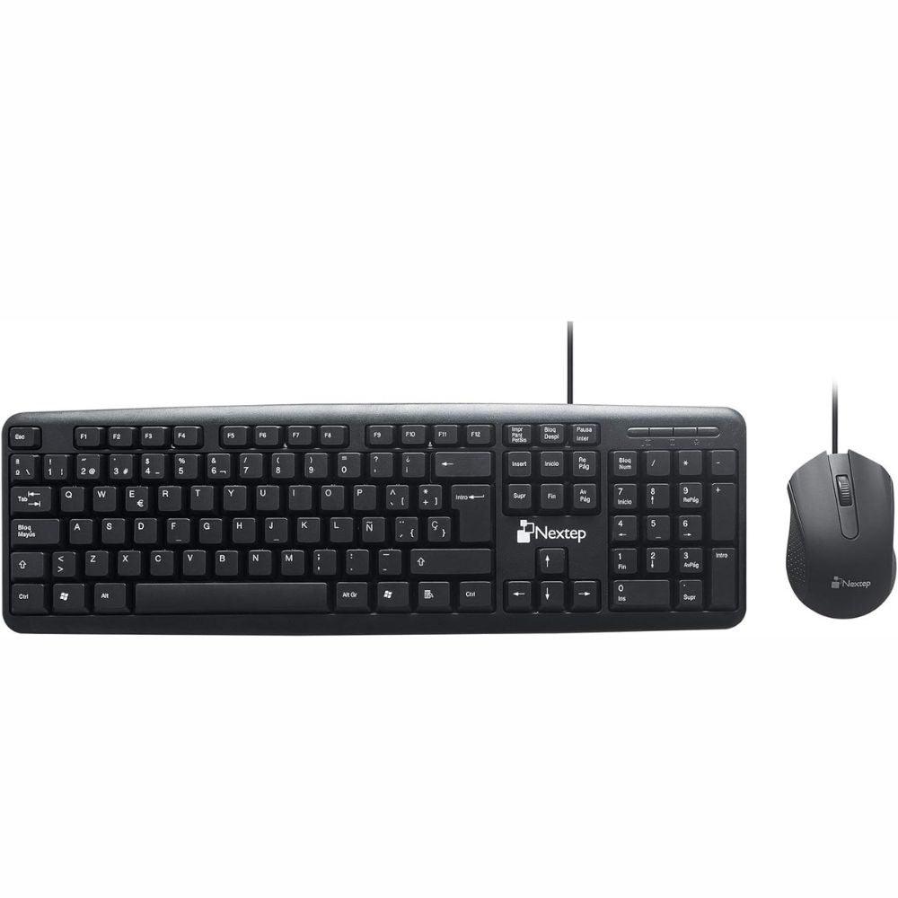 Teclado Y Mouse Nextep Alámbrico Usb Ne-416 - Colmenero Shop