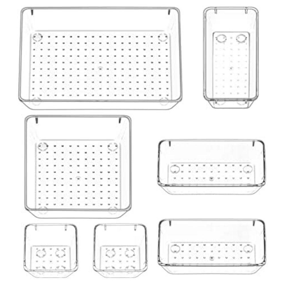 Organizador Para Cajón Nextep Transparente Juego de 13 Pz Ne-623 - Colmenero Shop