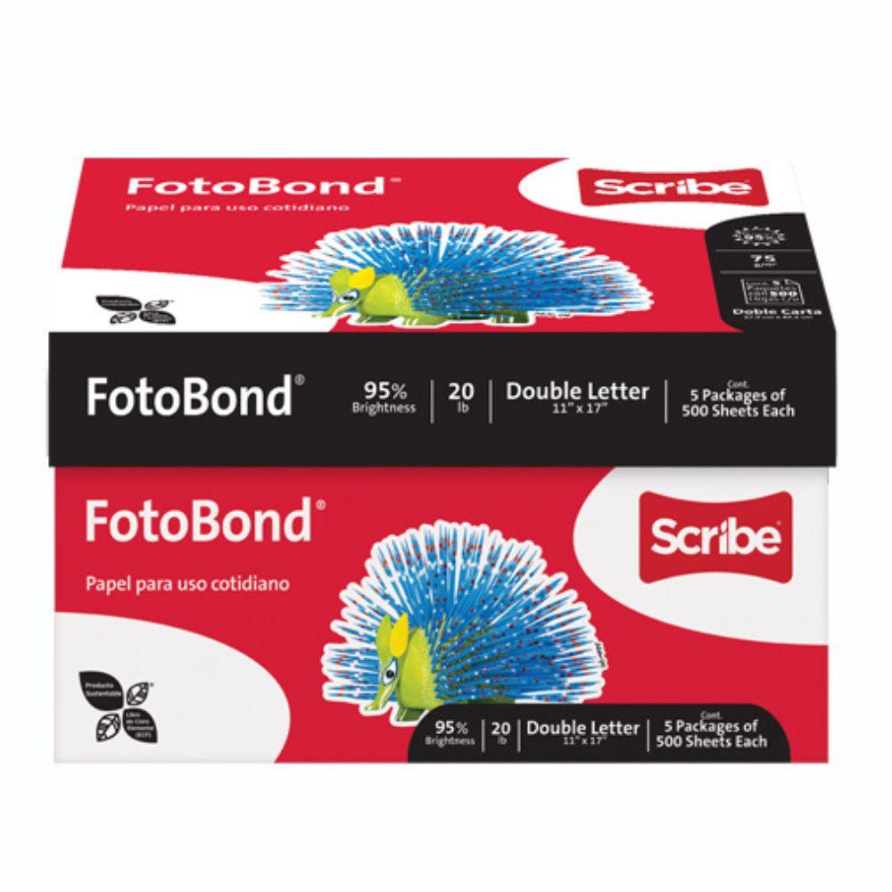 Papel Fotobond Sribe Doble Carta Blancura 95% 75gr - Colmenero Shop