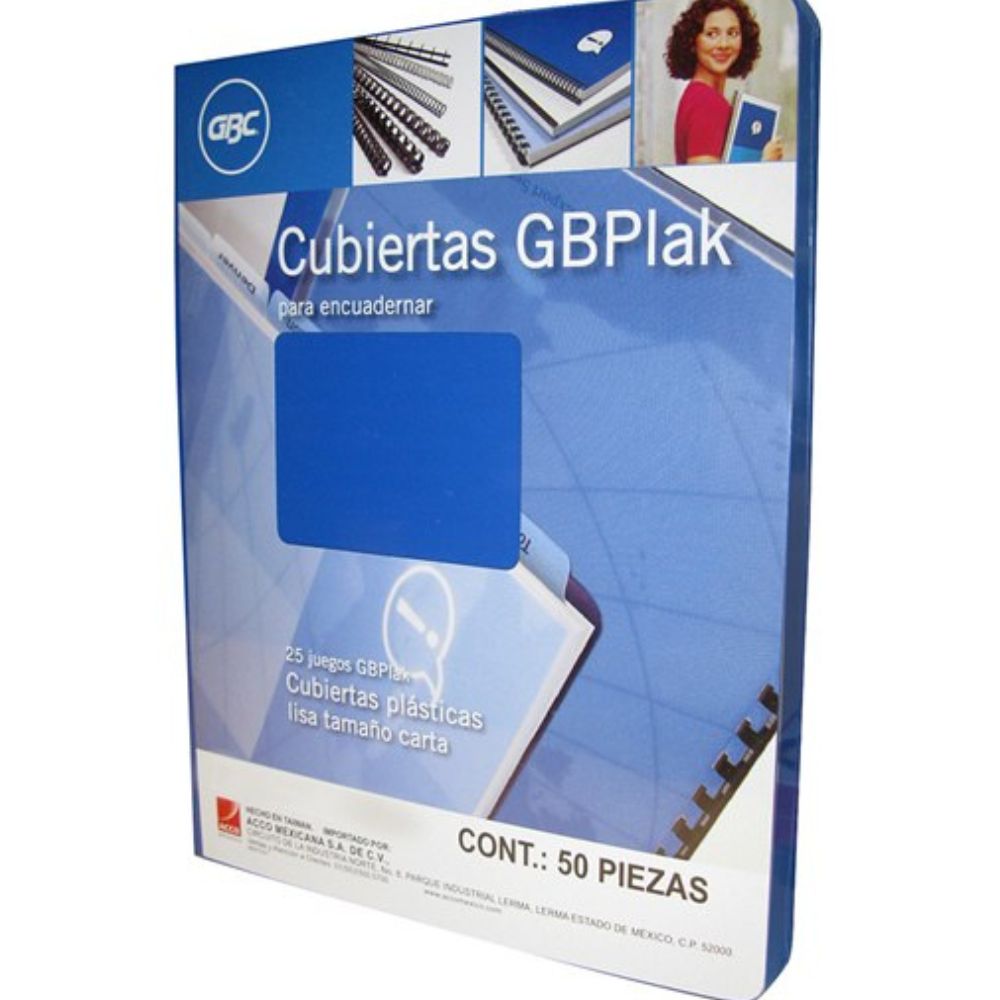 PASTA ENGARGOLAR GBC AZUL P3545