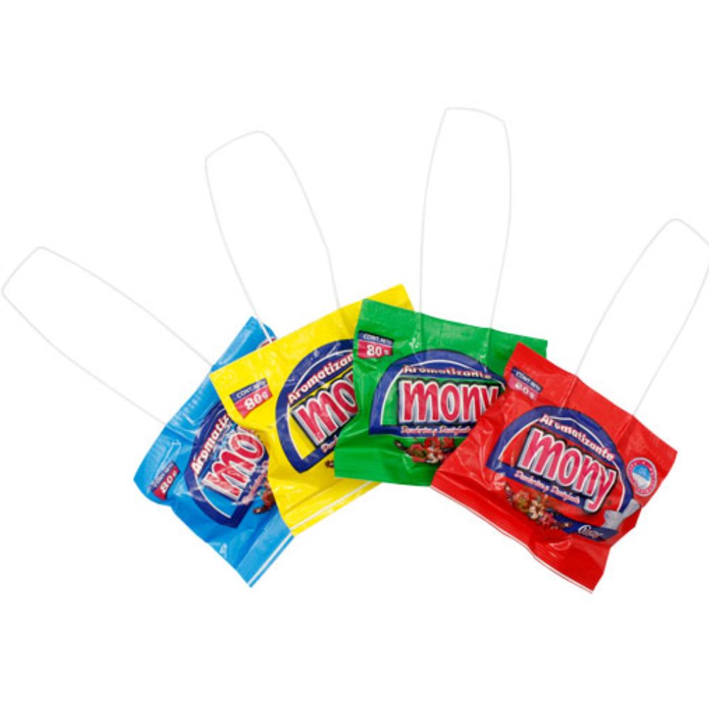 Pastilla Aromatizante Para Inodoro Mony Tipo Media Luna 80 Gr.