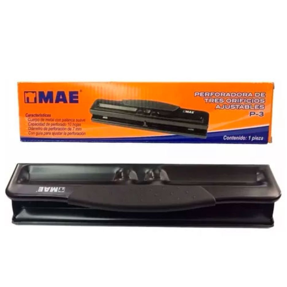 Perforadora 3 Orificios De Para 10 Hojas P3