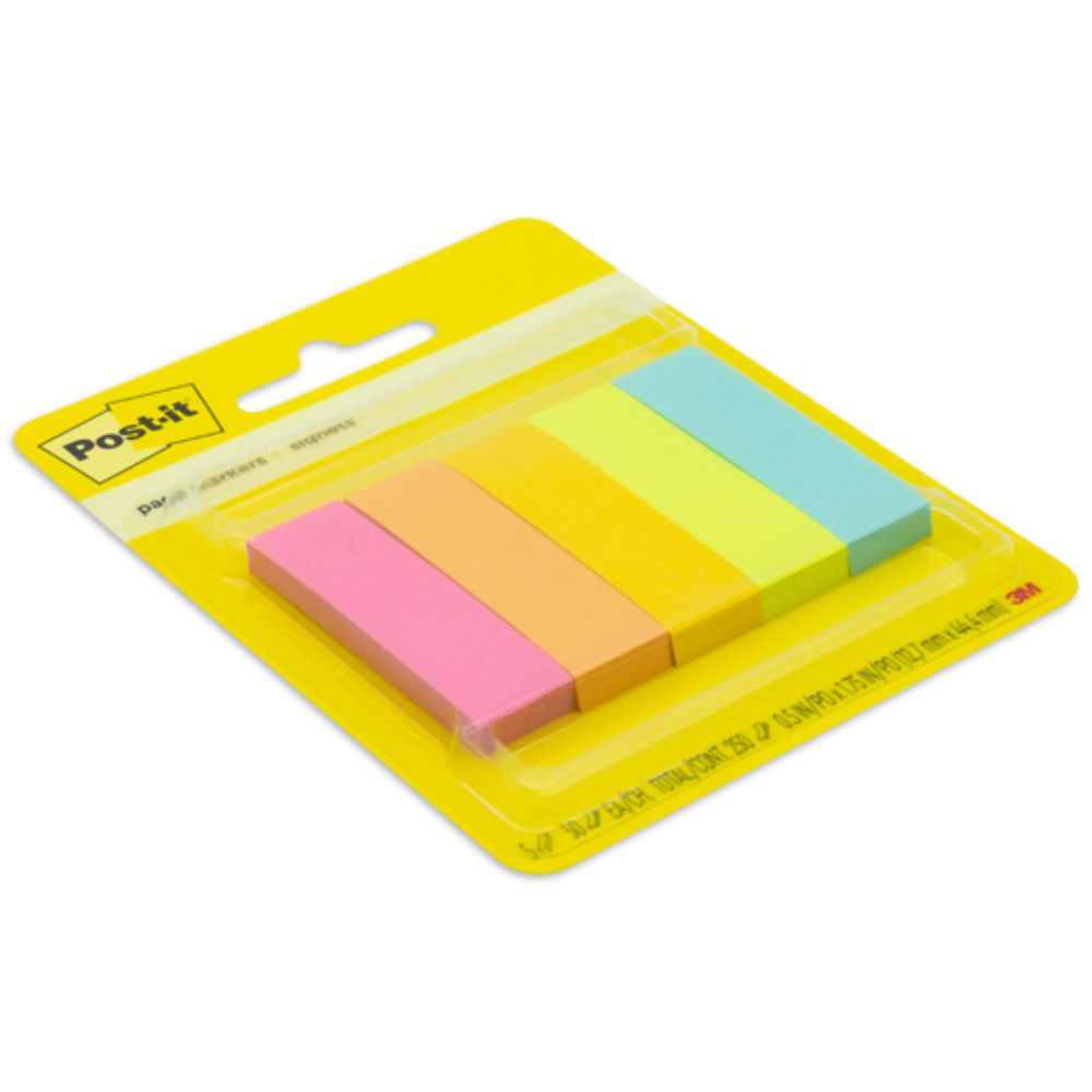 Señaladores Mod. 670-5af Post-It 3m 5 Colores Neón