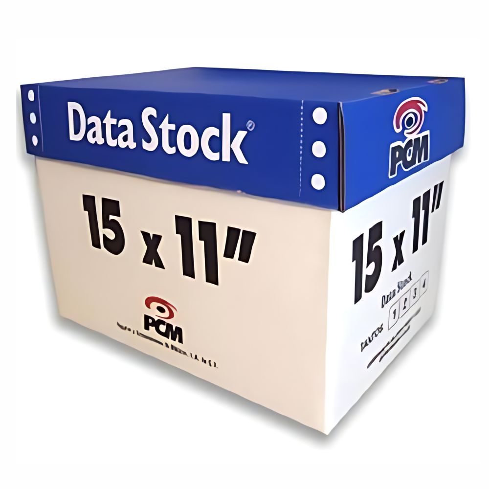 Papel PCM DataStock 15x11" 1Tantos Blanco C/3000 Hojas