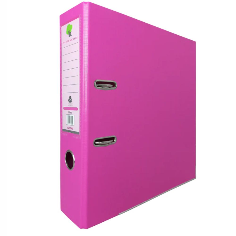 Registrador Techmakro Tamaño Carta Rosa