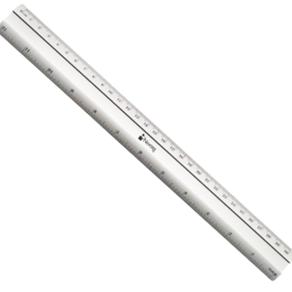 Regla Metálica Nextep 30 cm – Aluminio de Alta Precisión