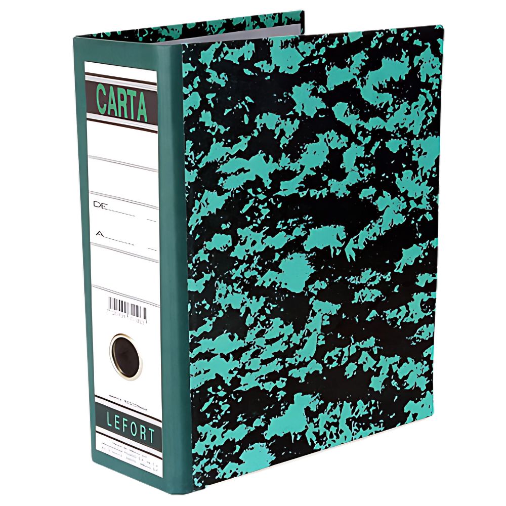 Registrador Lefort Carta Verde Marmoleado | 400 Hojas – Colmenero Shop