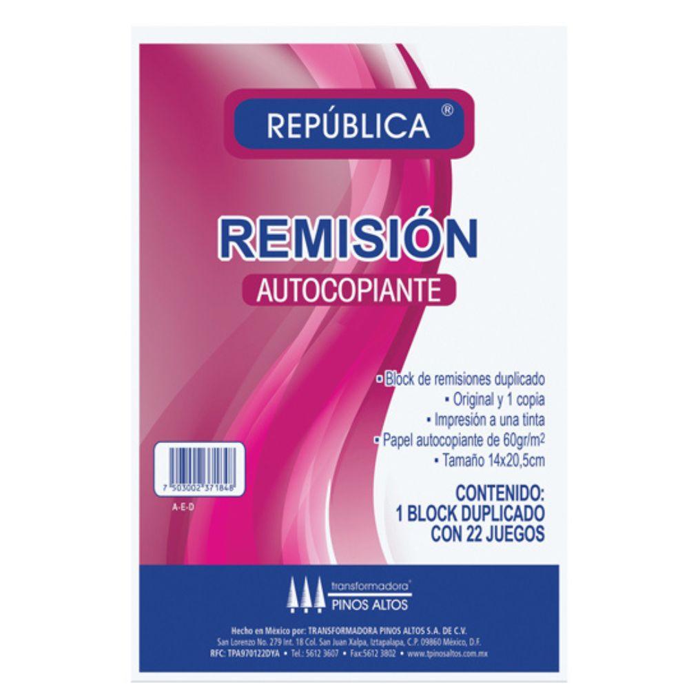 Remisión Autocopiante Pinos Altos Esquela - Colmenero Shop