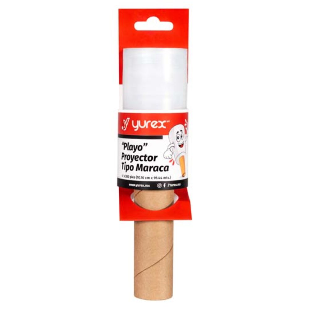 Rollo De Playo Transparente Yurex Calibre 80 | 4" x 300 Ft
