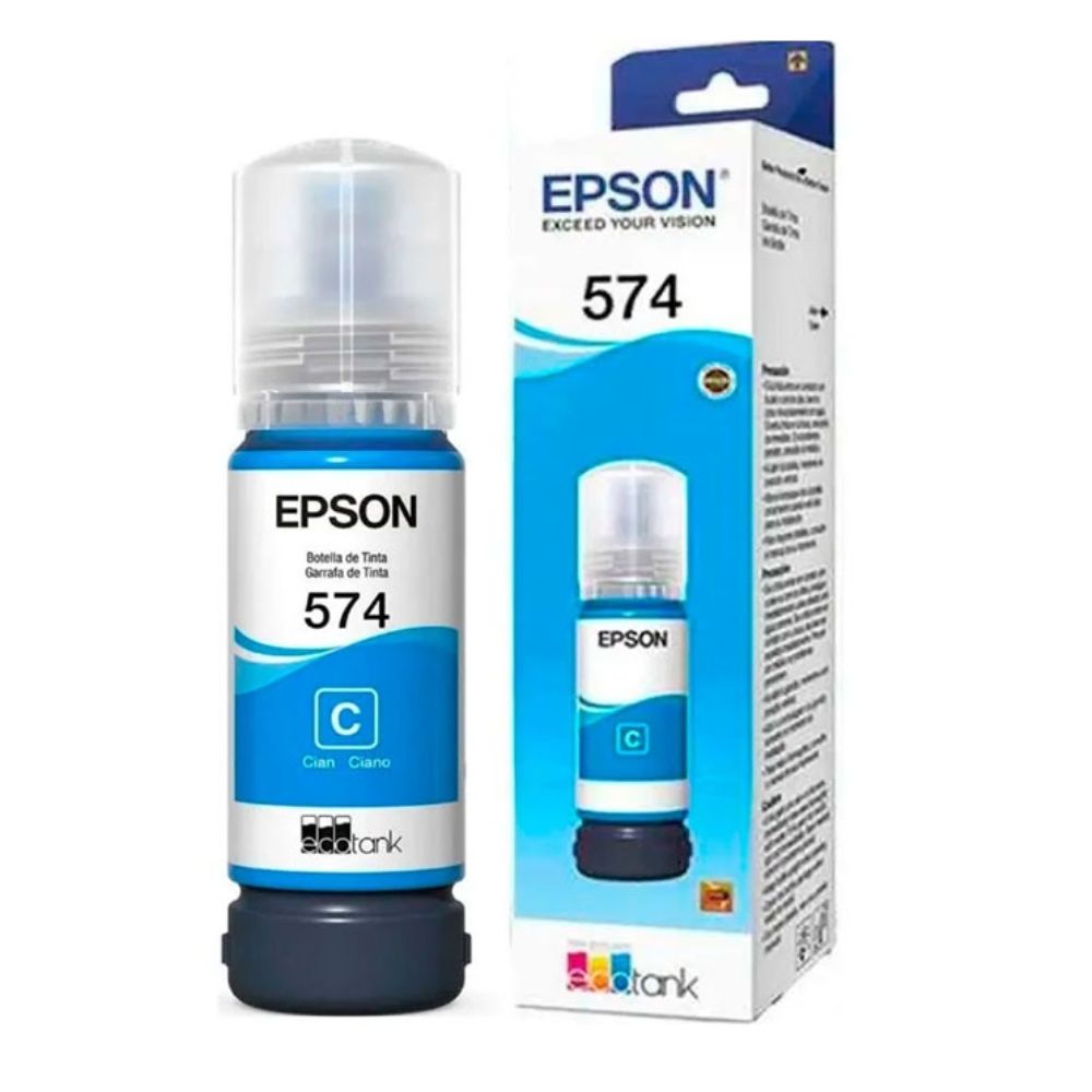 Tinta Epson T574 Original | Botella de 70 ml para EcoTank L8050