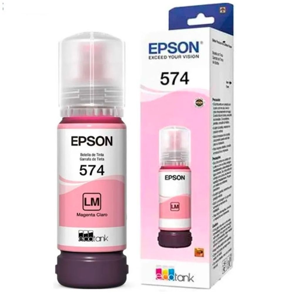 Tinta Epson T574 Original | Botella de 70 ml para EcoTank L8050