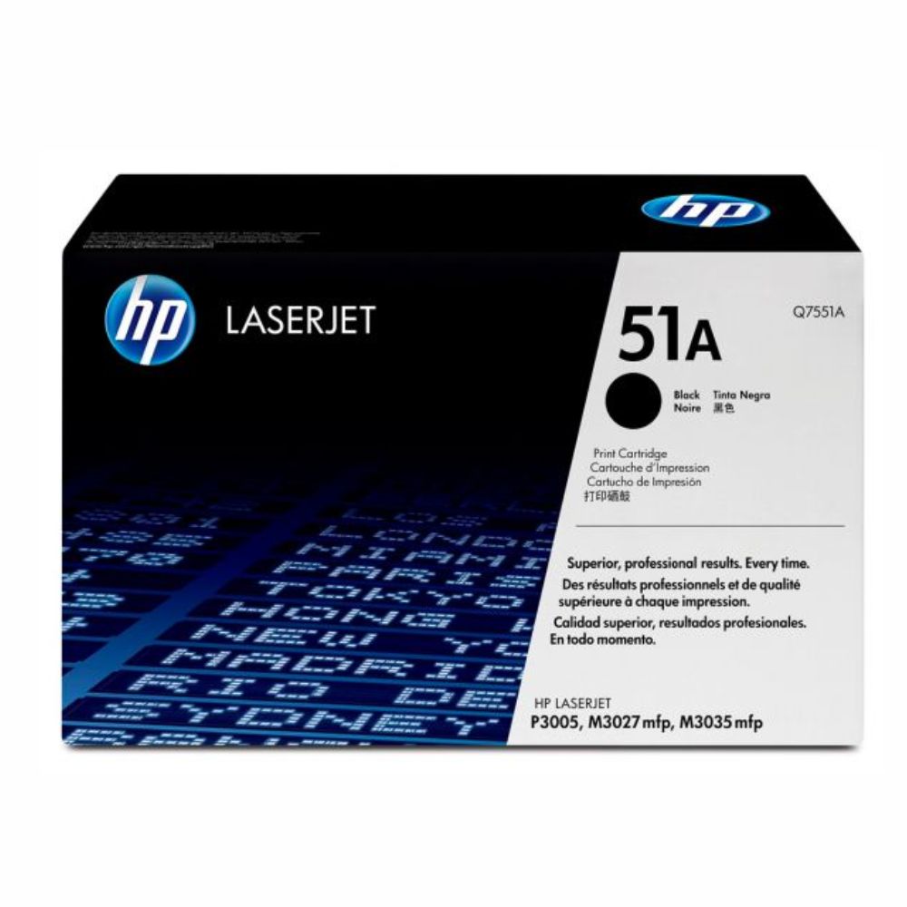 Tóner Original HP Q7551A Negro | 6,500 páginas