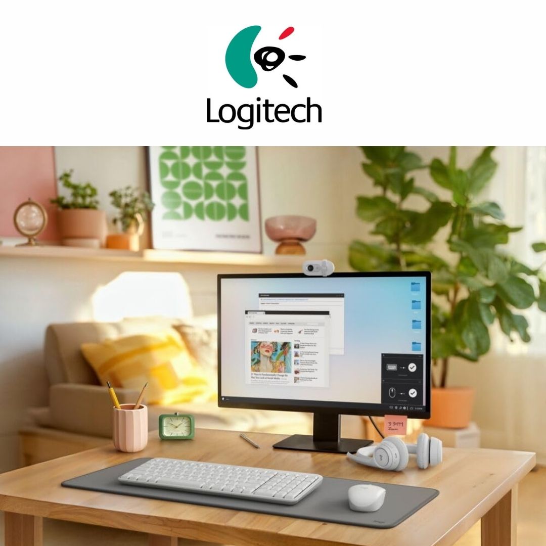 Combo Teclado y Mouse Logitech MK250 Blanco