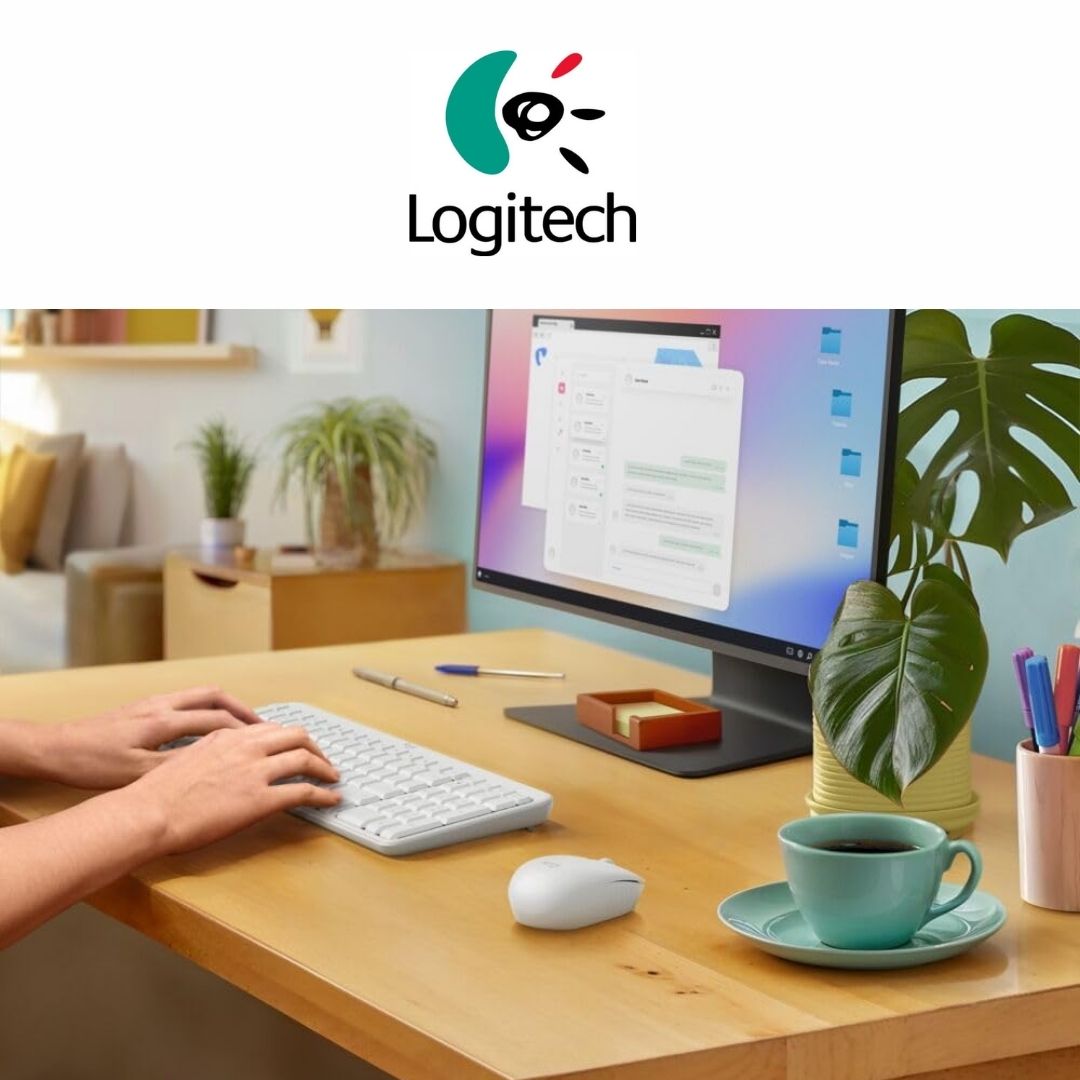 Combo Teclado y Mouse Logitech MK250 Blanco