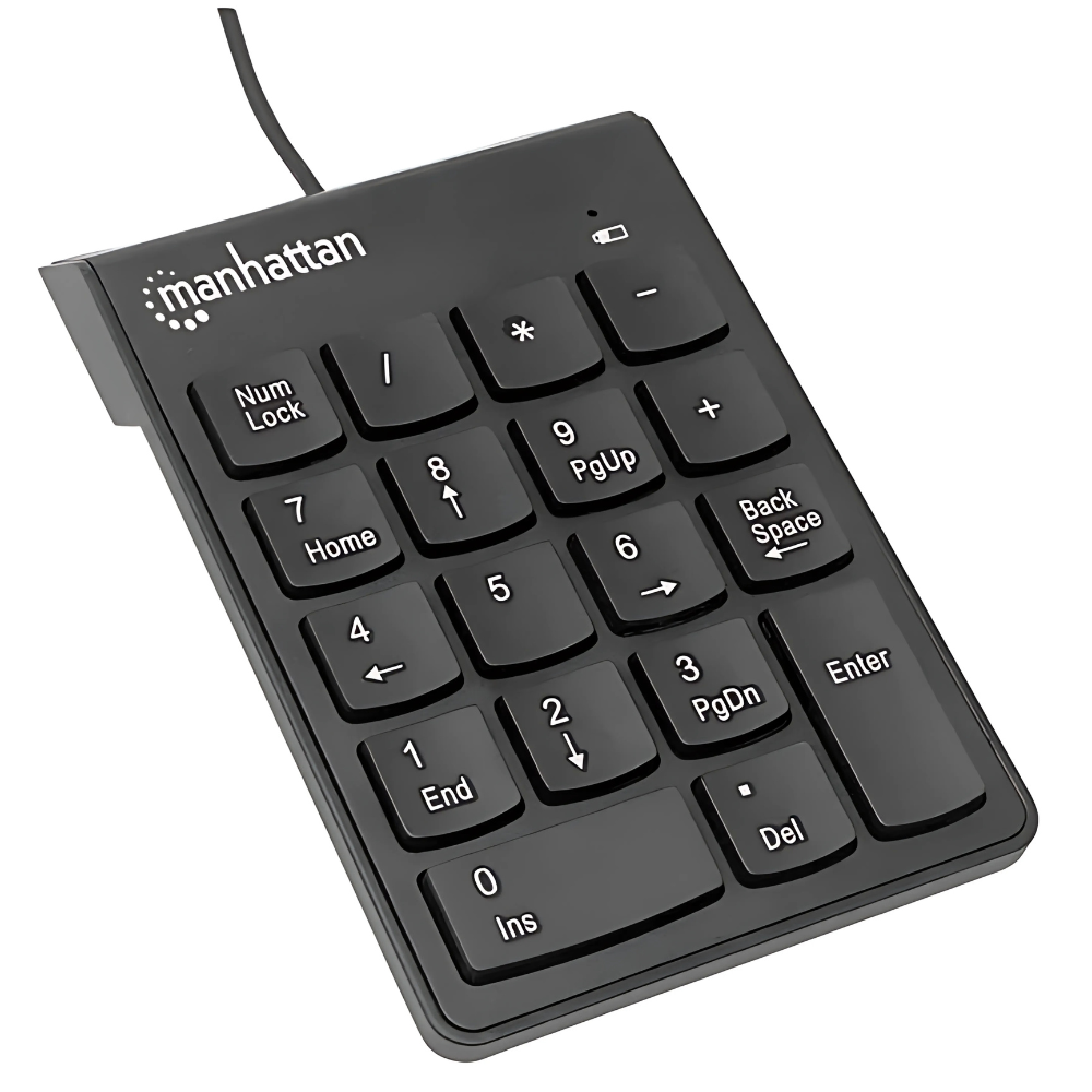 Teclado Manhattan Numérico USB Negro - Colmenero Shop