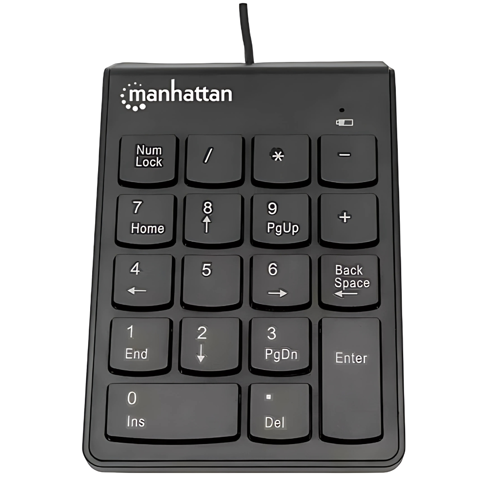 Teclado Manhattan Numérico USB Negro - Colmenero Shop