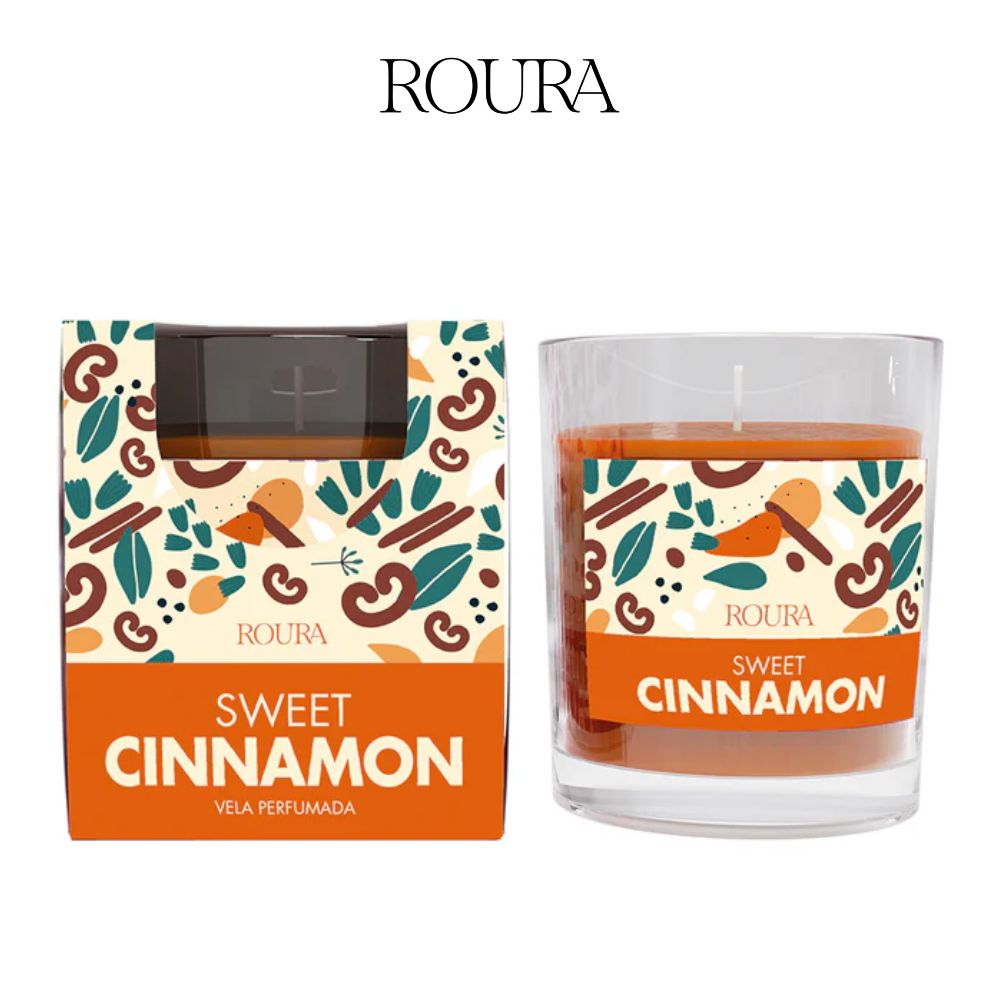 Vela Aromática ROURA Essential Collection Jazmin, Lavanda, Vainilla, Canela, Frutos Del Bosque