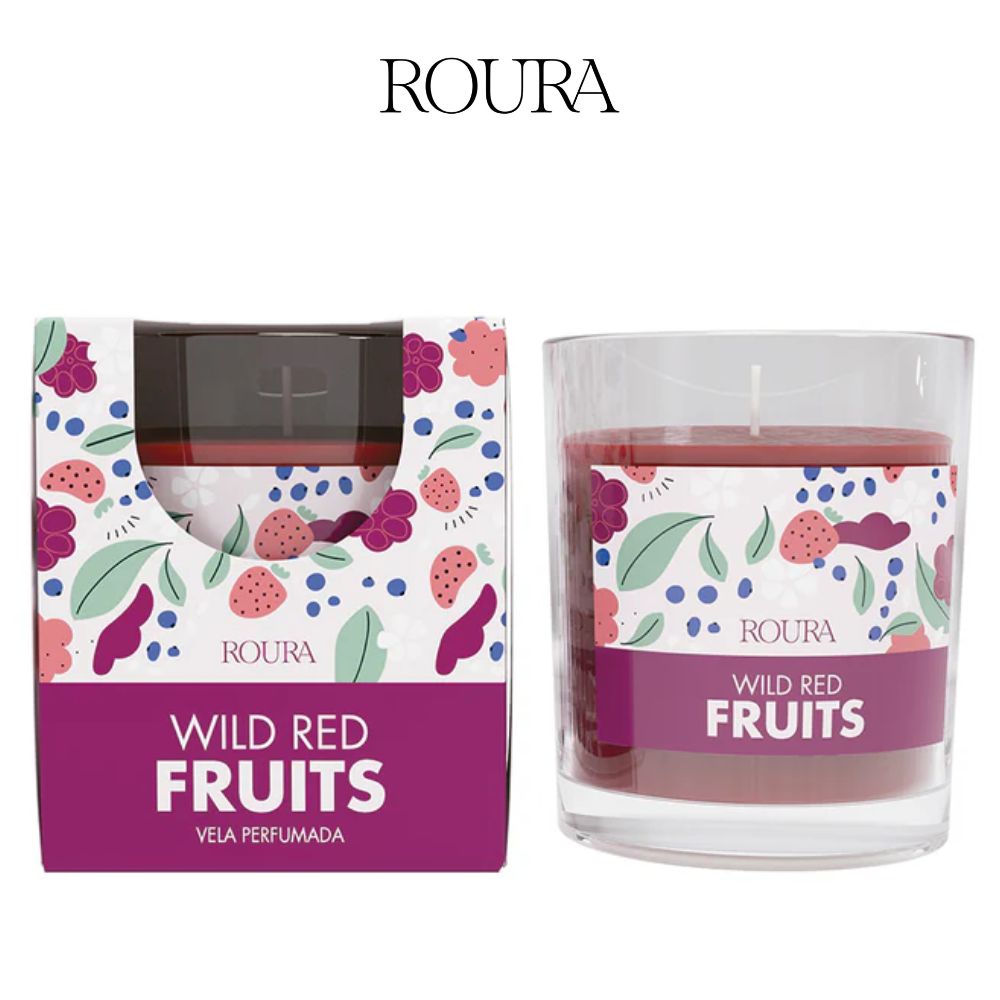 Vela Aromática ROURA Essential Collection Jazmin, Lavanda, Vainilla, Canela, Frutos Del Bosque