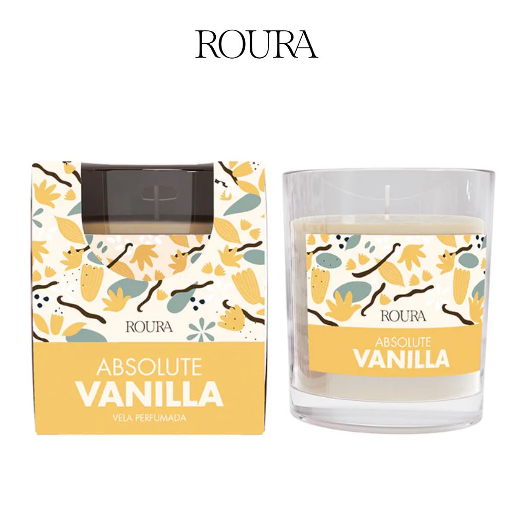 Vela Aromática ROURA Essential Collection Jazmin, Lavanda, Vainilla, Canela, Frutos Del Bosque