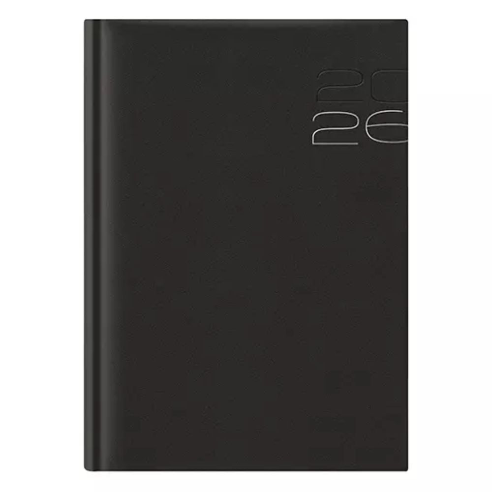 Agenda Diaria Fortec 2026 AD-2020 | Día por Página | Negro Mate 15x21 cm