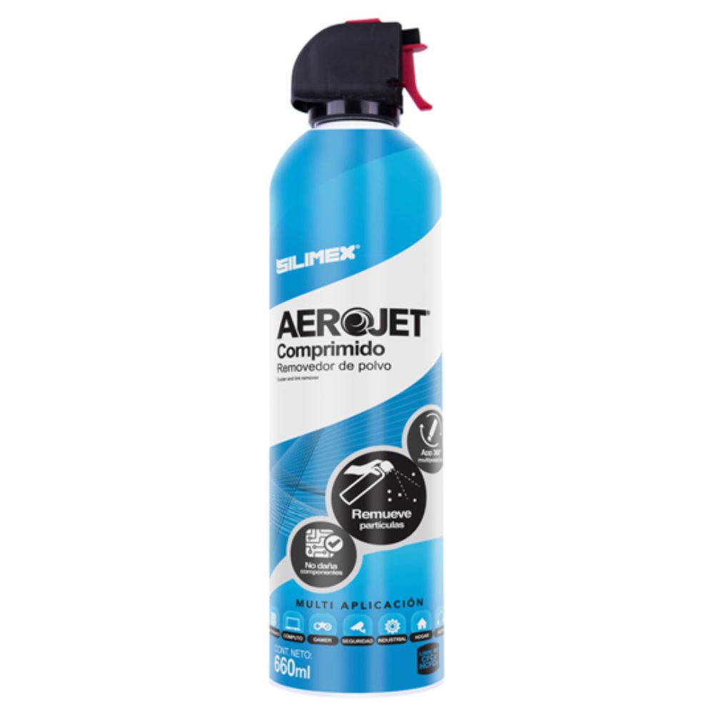 Aire Comprimido Silimex Aero Jet 660ml | No Inflamable | 300 Usos