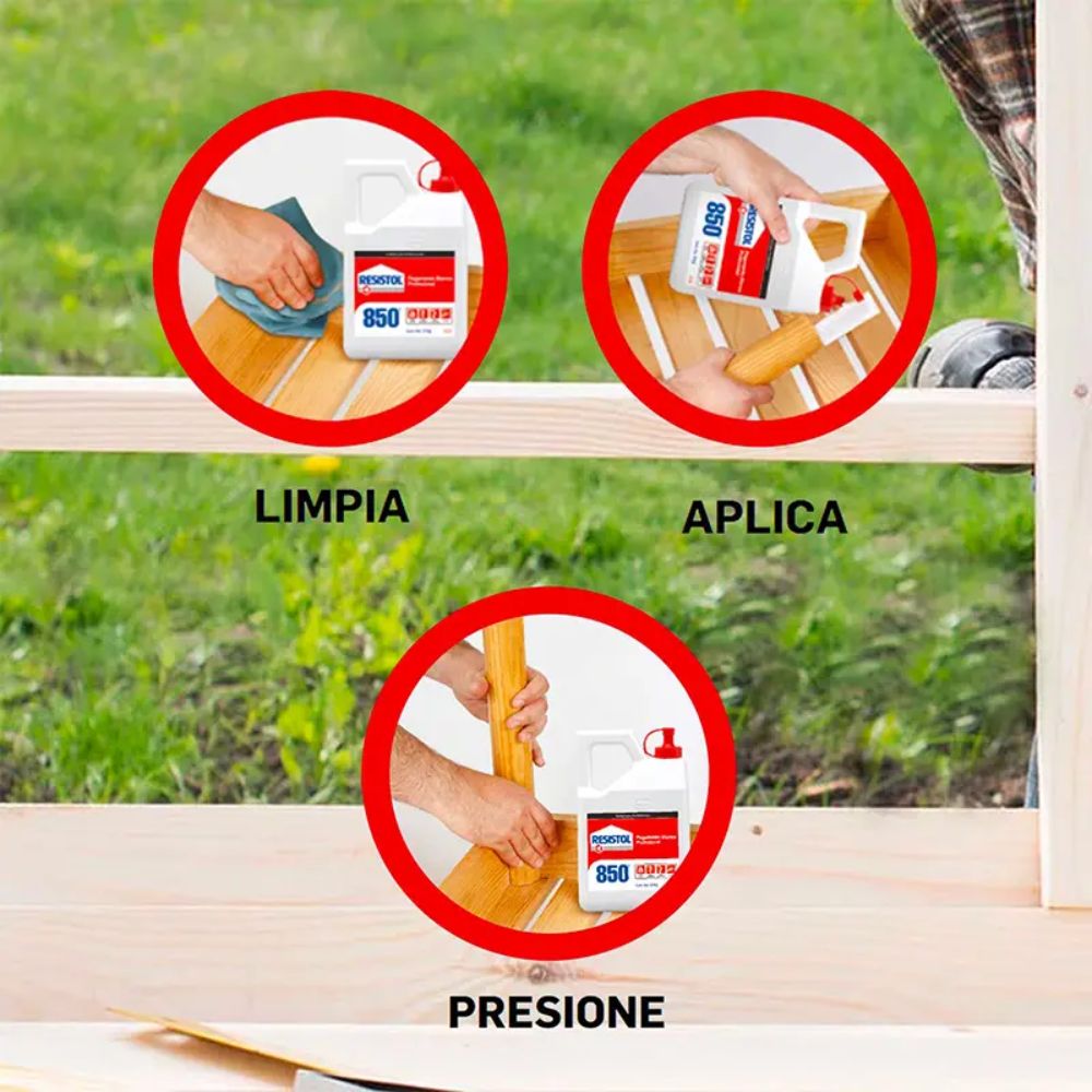 Resistol 850 Blanco 1 Litro | Pegamento de Contacto Profesional | Colmenero.shop