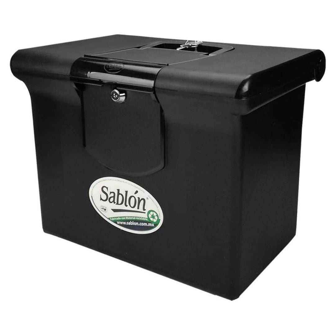 Archivero Sablon Tamaño Oficio y Carta Negro | 8995