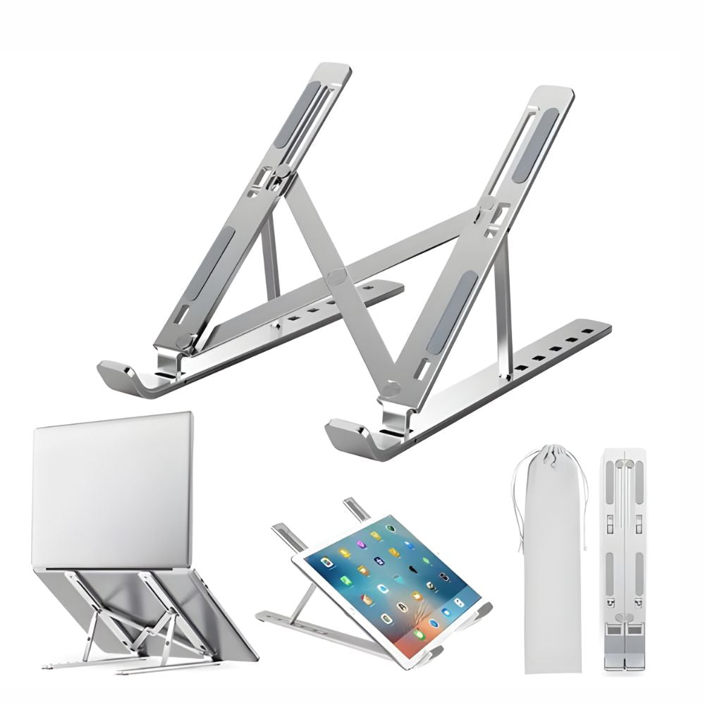 Soporte Laptop Plegable Brobotix 263564 | Aluminio | Ergonómic