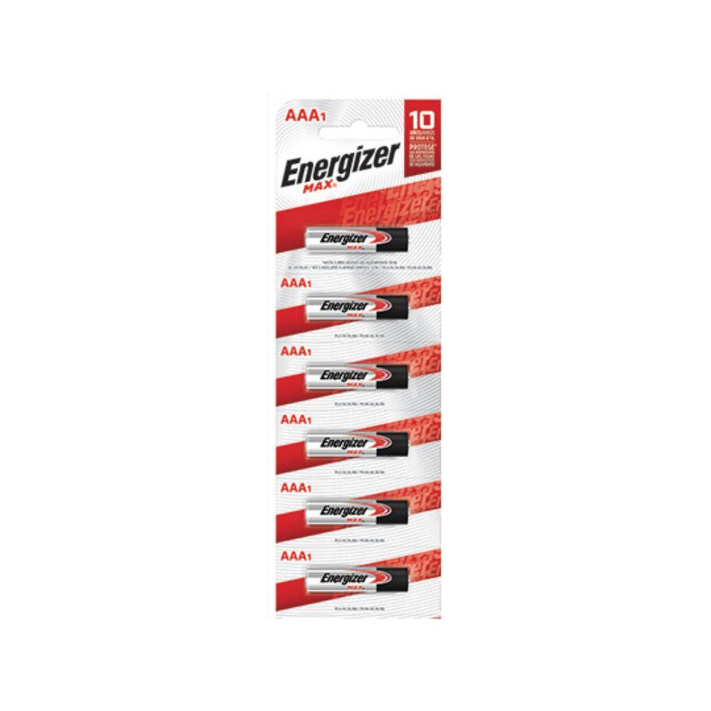 Pila Alcalina Energizer AAA Blíster Con 6 piezas AAA6 - Colmenero Shop
