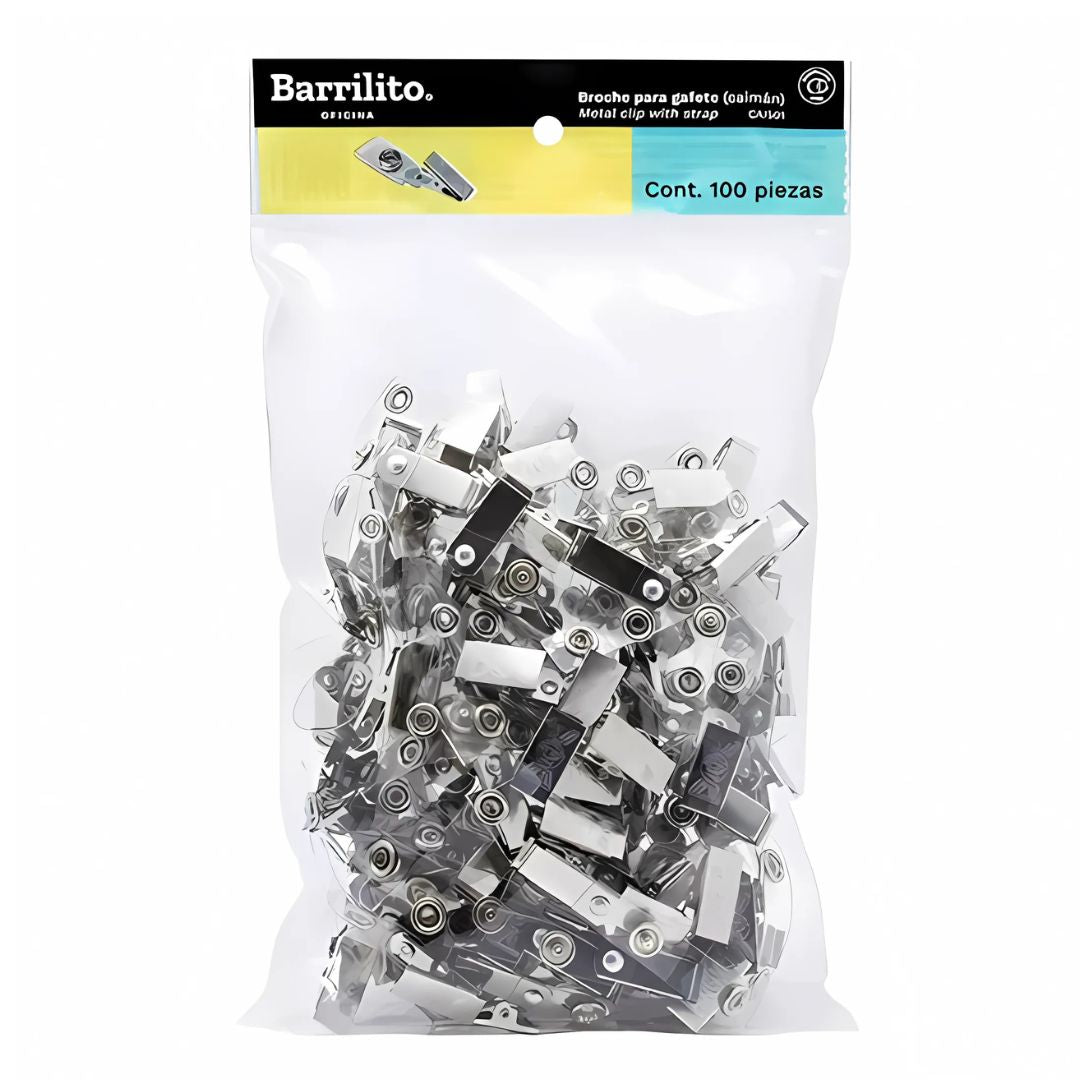 Broche Caimán para Gafete Barrilito CAI501