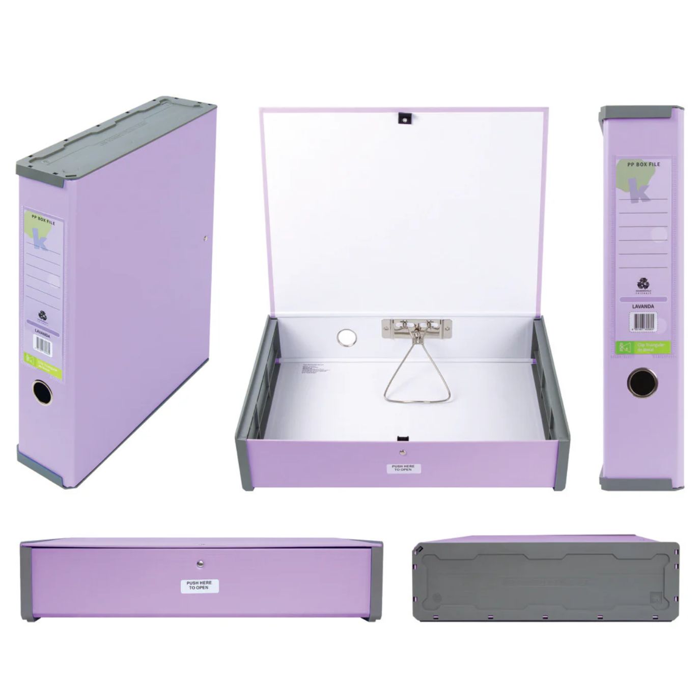 Caja Para Archivo Techmakro Carta | Forro PVC con Sujetador Metálico