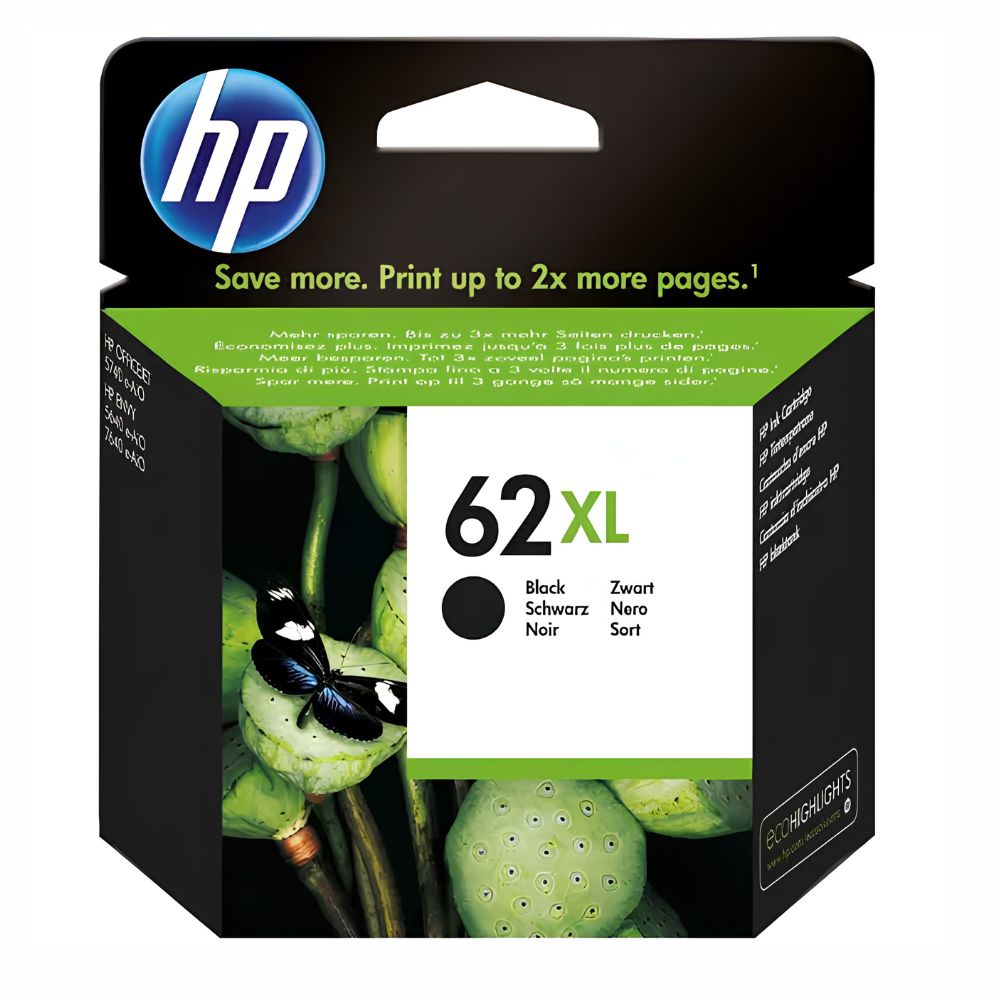 Cartucho de Tinta Original HP 62XL Alta Capacidad | C2P05AL C2P07AL
