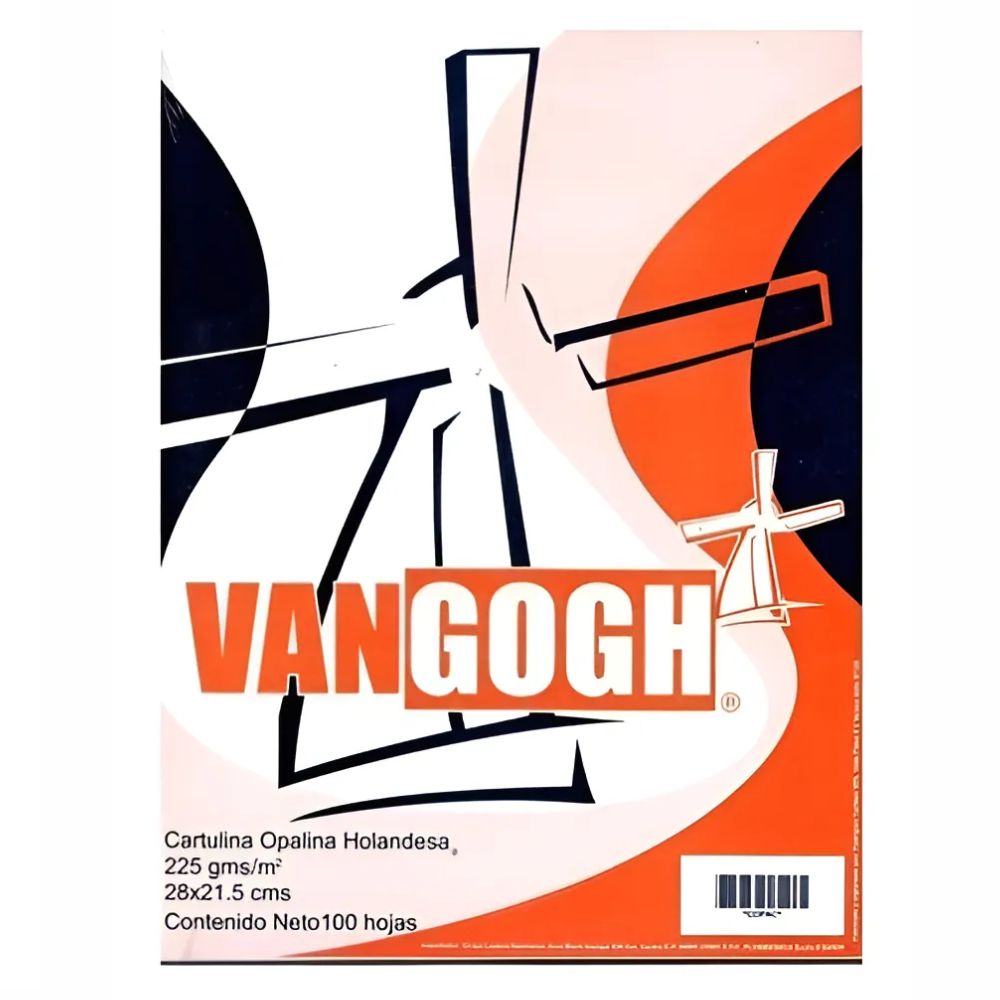 Cartulina Opalina Holandesa Van Gogh Blanca 225 gr | 100 Hojas | Impresión Profesional