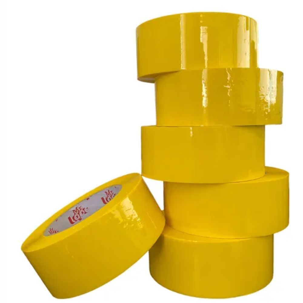 Cinta Empaque Mr. Tape Amarilla 48mm x 150m | 1 Pieza