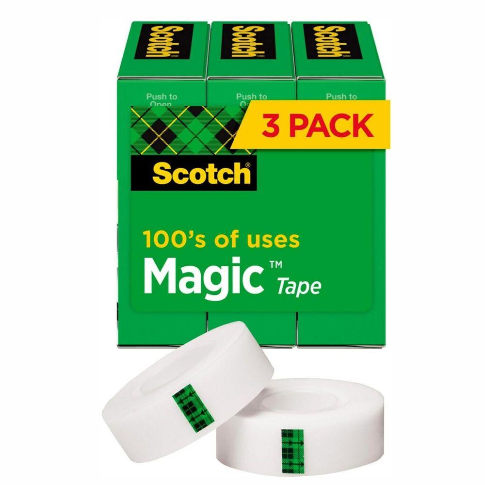 Cinta Mágica Scotch Mod. 810-3pk 3m 19x32.9 Paquete Con 3 Piezas - Colmenero Shop