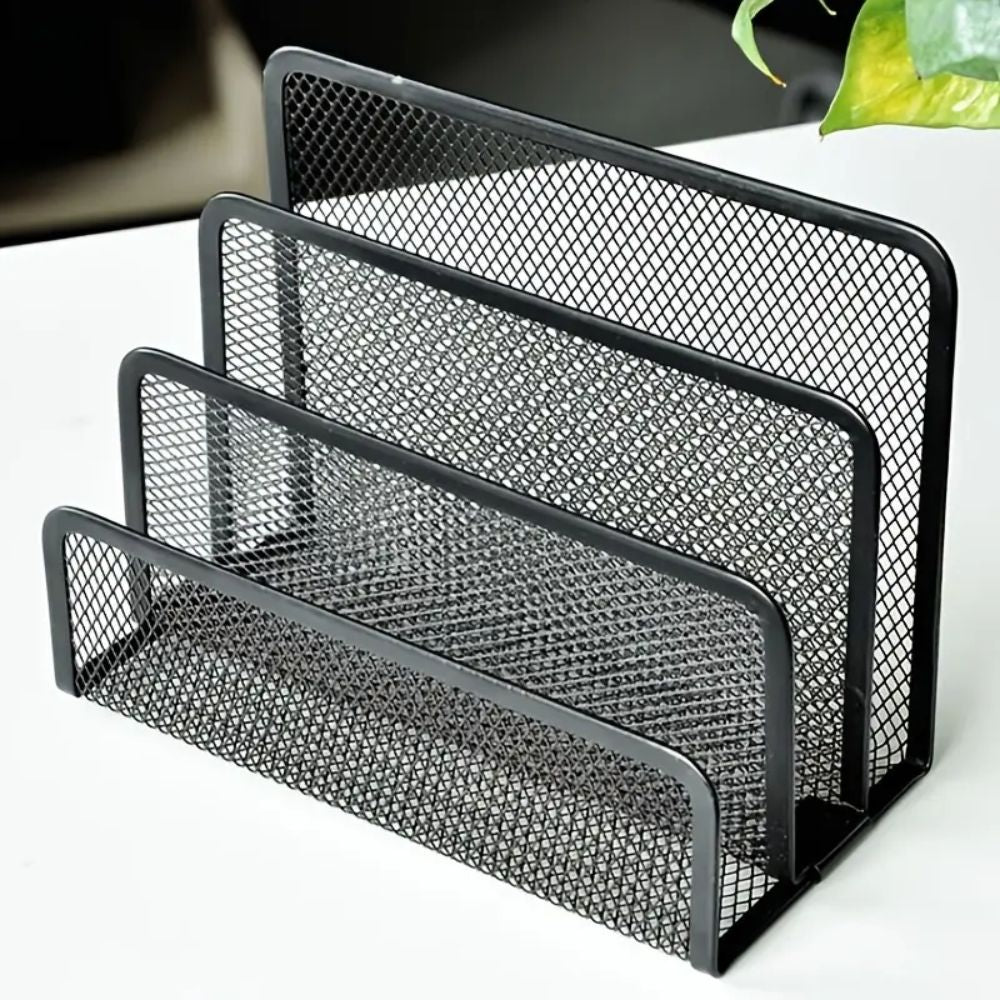 Revistero Clasificador Metalico Negro Nextep Ne-159