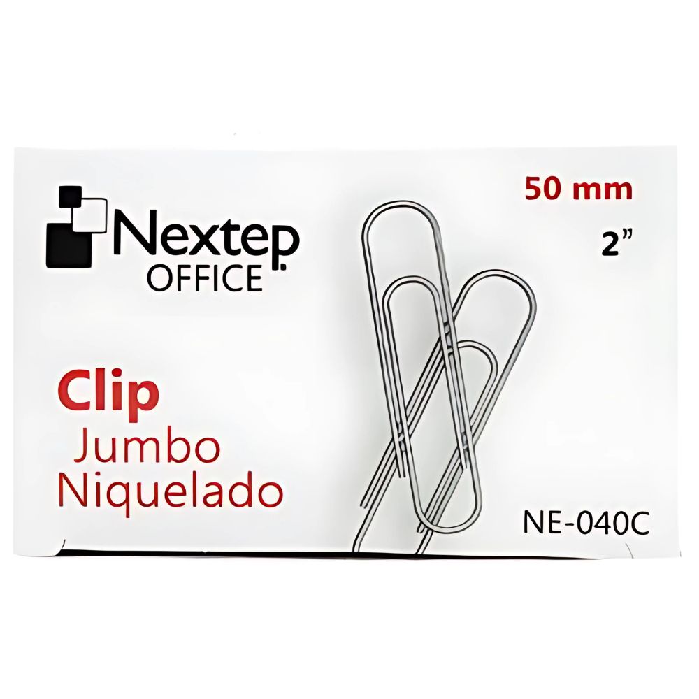 Clip Jumbo Niquelado Nextep Ne-040C