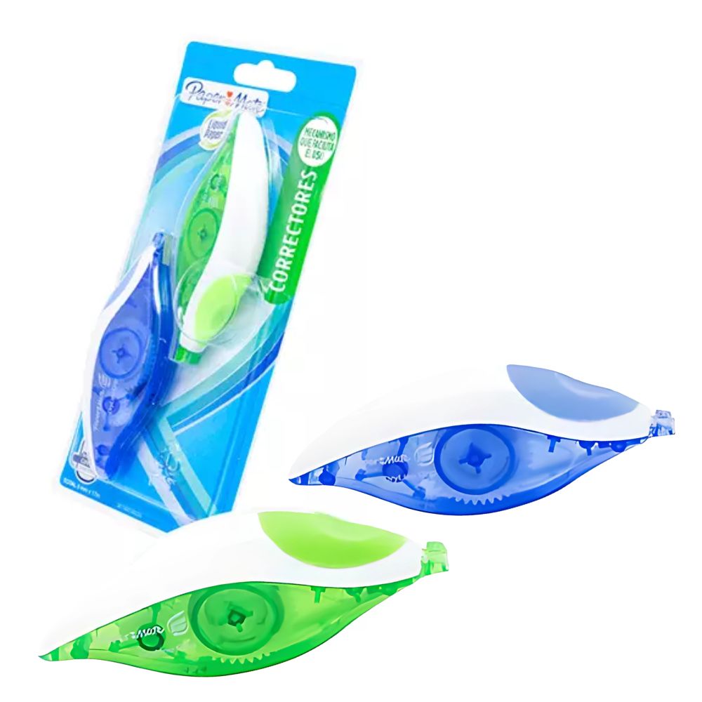 Corrector Cinta Berol Dry Line Grip | Blíster 2 Pz | 8.5 m