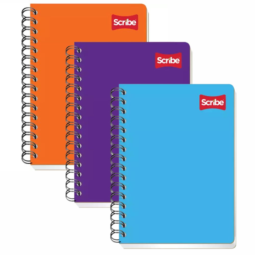 Cuaderno Francesa Scribe Clásico | Doble Espiral, 100 Hojas | Papel Sustentable