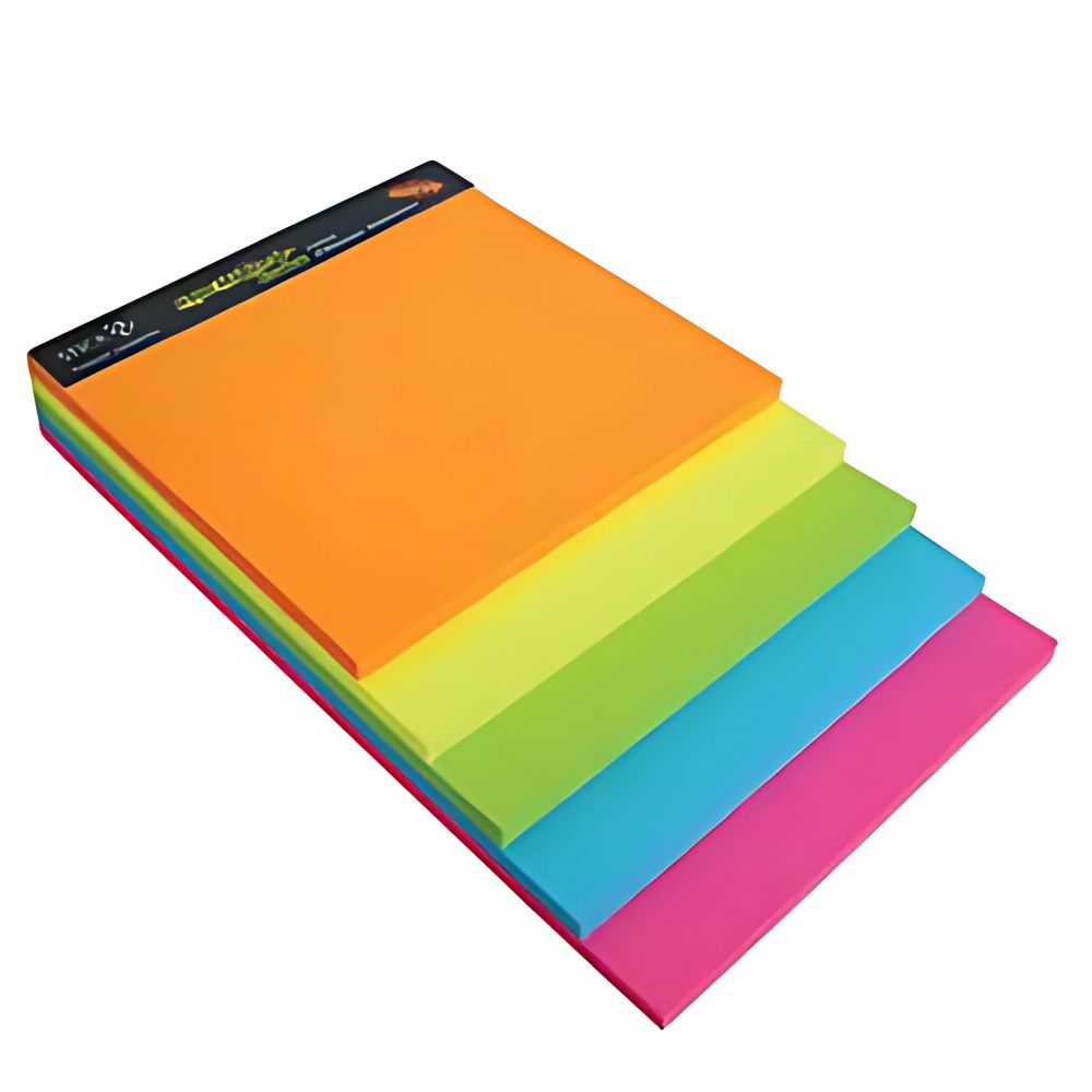 Cubo Mágico MAE | 150 Hojas, 5 Medidas y Colores Neón