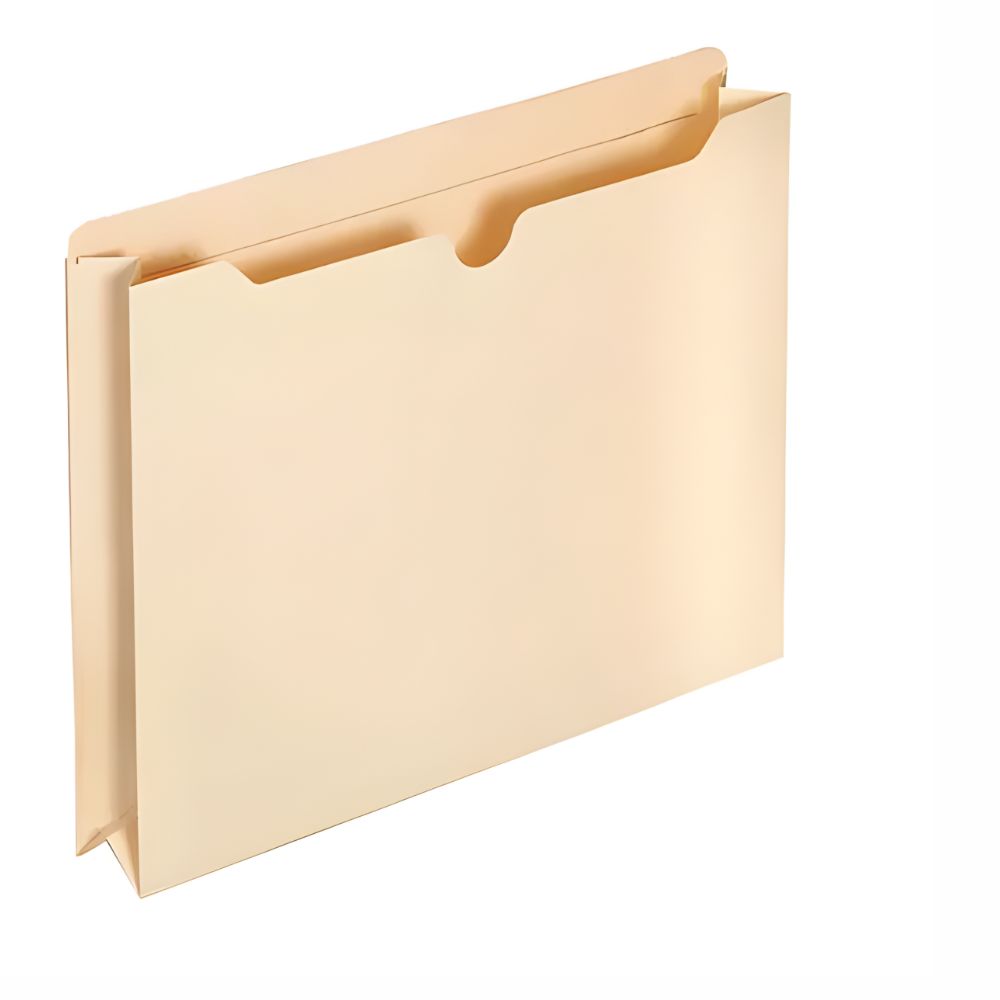 Folder Manila Expansible Globe-Weis Carta | Tipo Bolsa 5cm | 10 Pzas