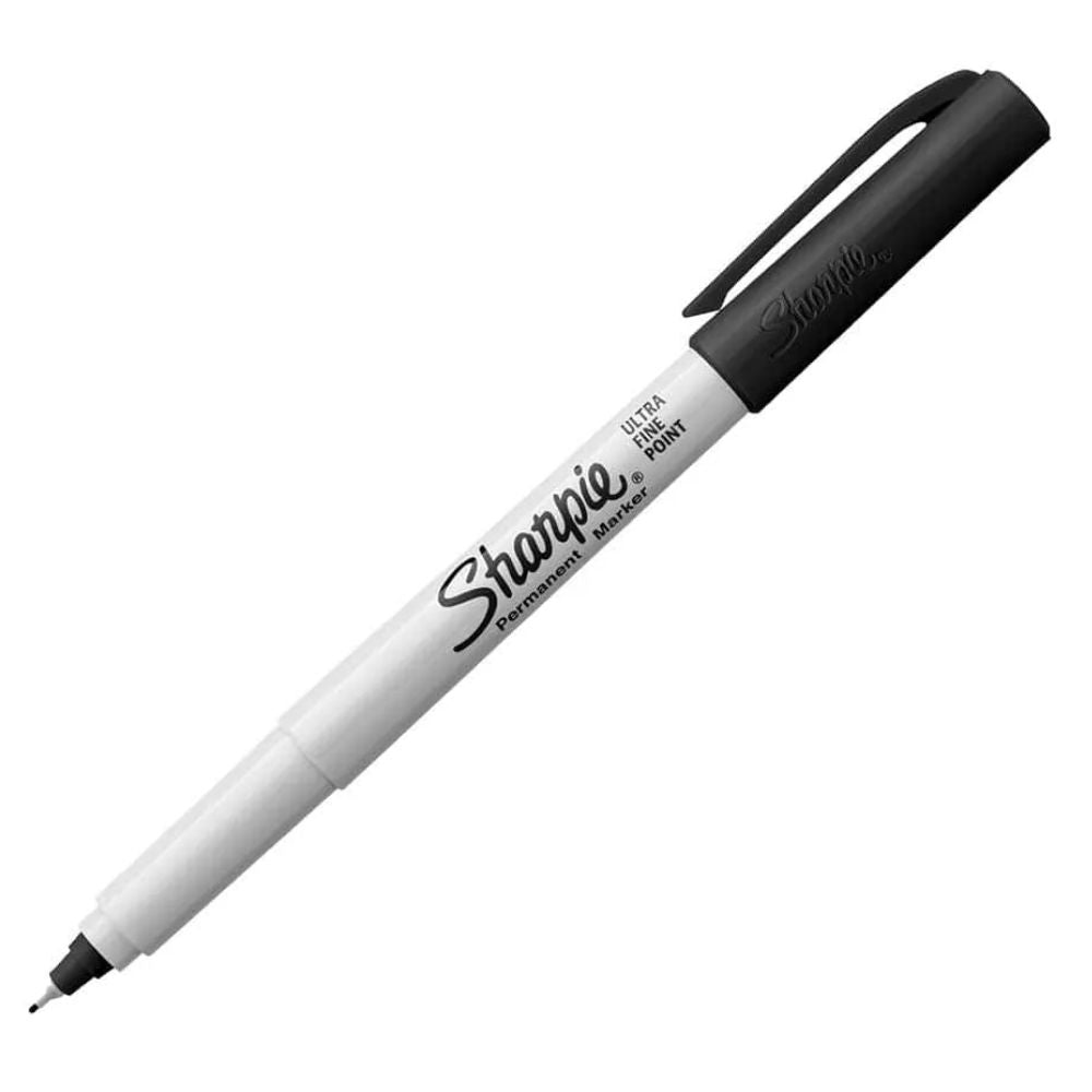 Marcador Permanente Sharpie Ultra Fino Negro | Punta 0.5 mm | Multisuperficie