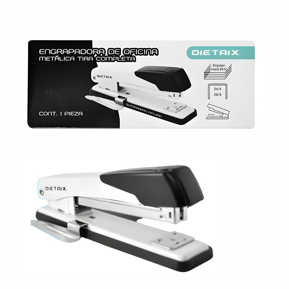 Engrapadora Metálica DIETRIX 3519 - Tira Completa, 20 Hojas