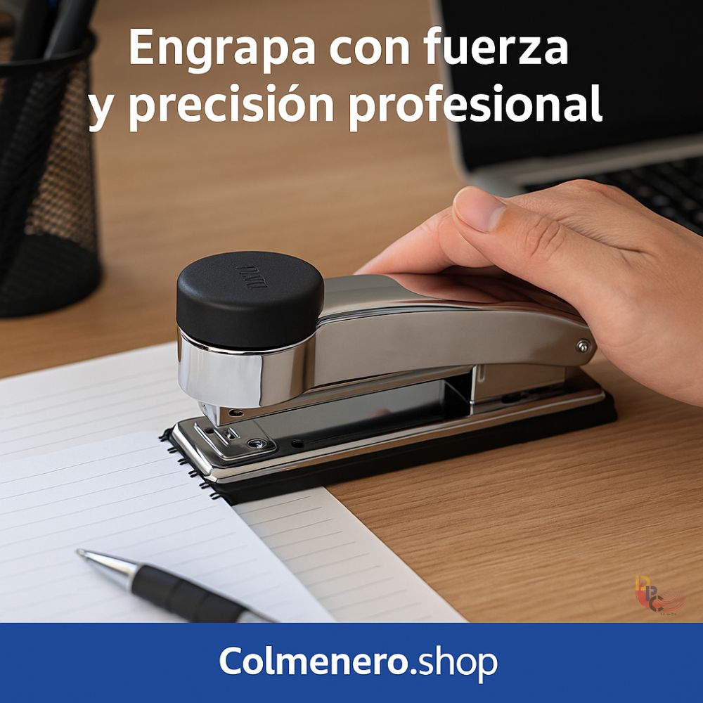 Engrapadora Cromada de Golpe Pilot 401