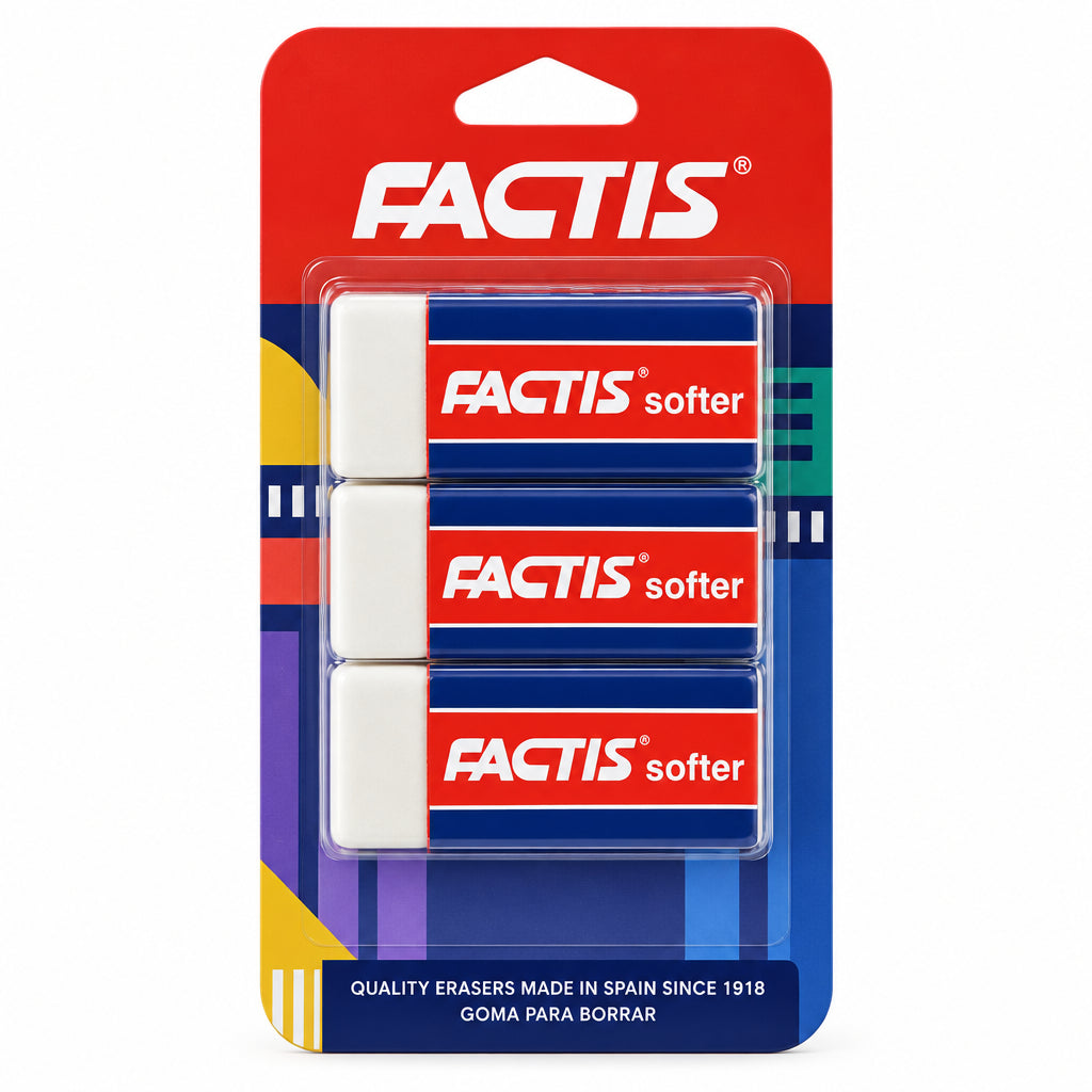 Goma Factis Softer S20 – Migajón Blanca 3 pzs