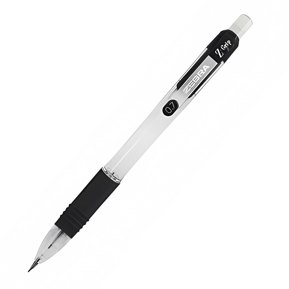 Lapicero Zebra Z-GRIP 0.mm | Portaminas Retráctil con Goma