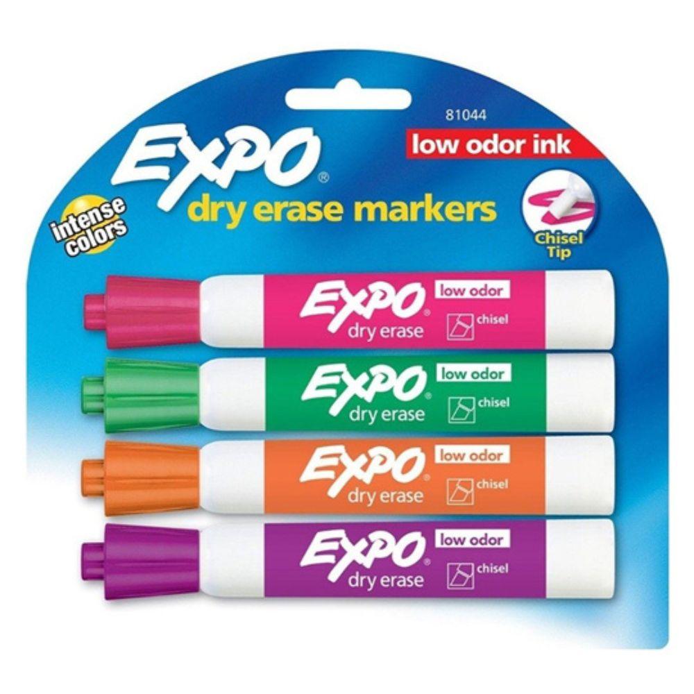 Marcadores Para Pizarron Expo Fashion Blíster Con 4 Marcadores Colores Surtidos 2195282 - Colmenero Shop