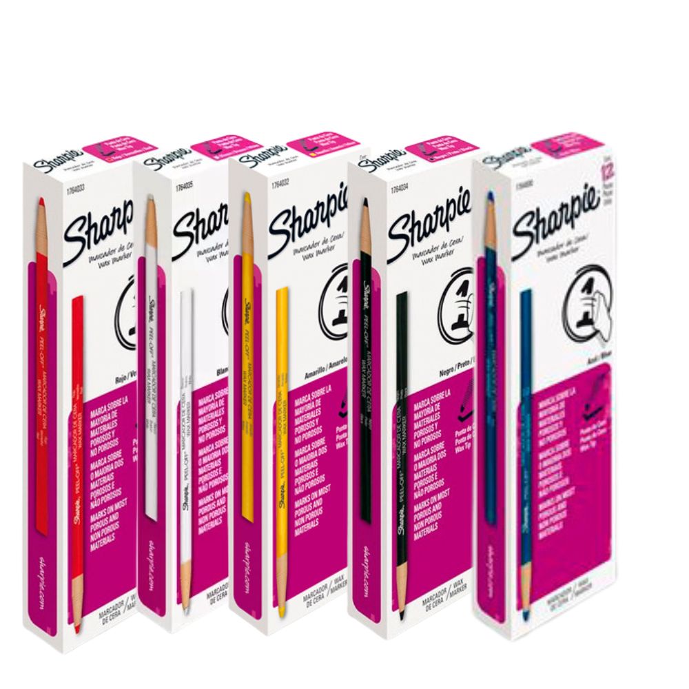 Marcador De Cera Sharpie Caja Con 12 Piezas